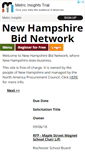 Mobile Screenshot of newhampshirebids.com