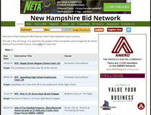 Tablet Screenshot of newhampshirebids.com